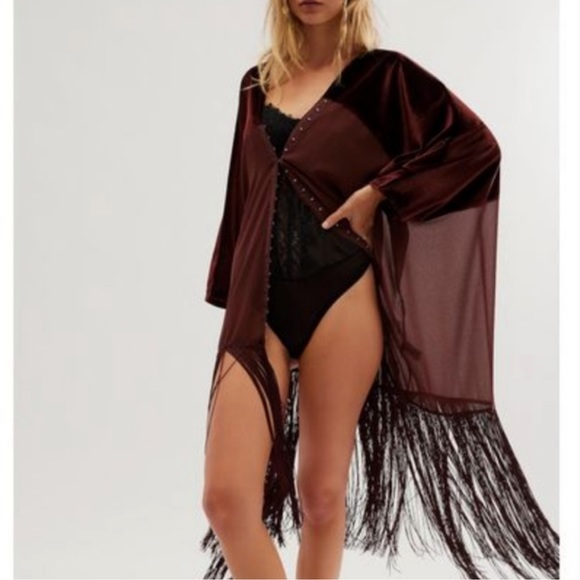 Free People Tops - Free People Velvet Dreams Kimono